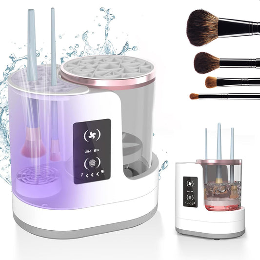 Electric Makeup Brush Cleaner Rechargeable Makeup Brushes Cleaning Tool Automatic Makeup Brush Cleaning Stand Device